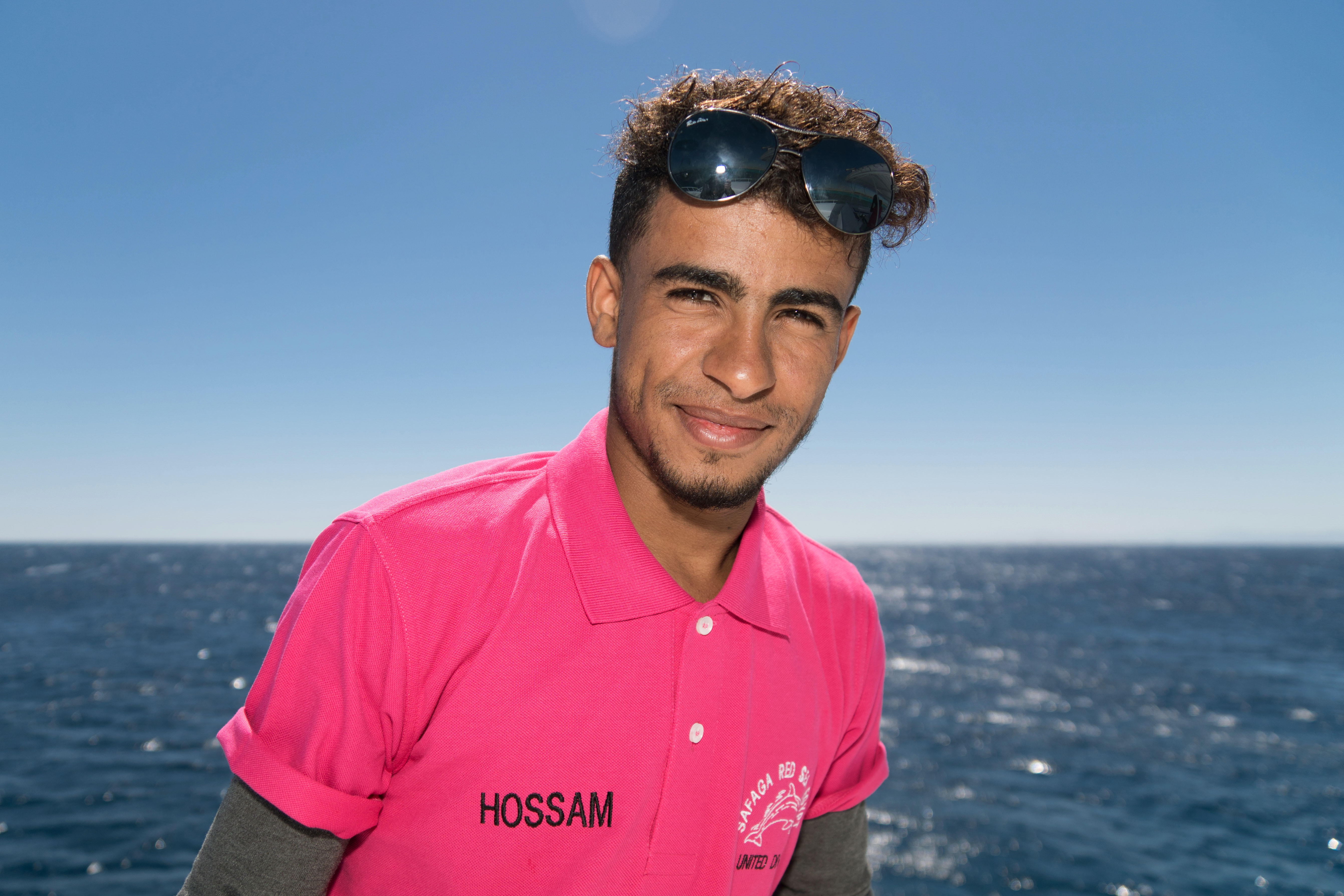 Hossam Marin sur le Compass de United Divers Egypt Safaga