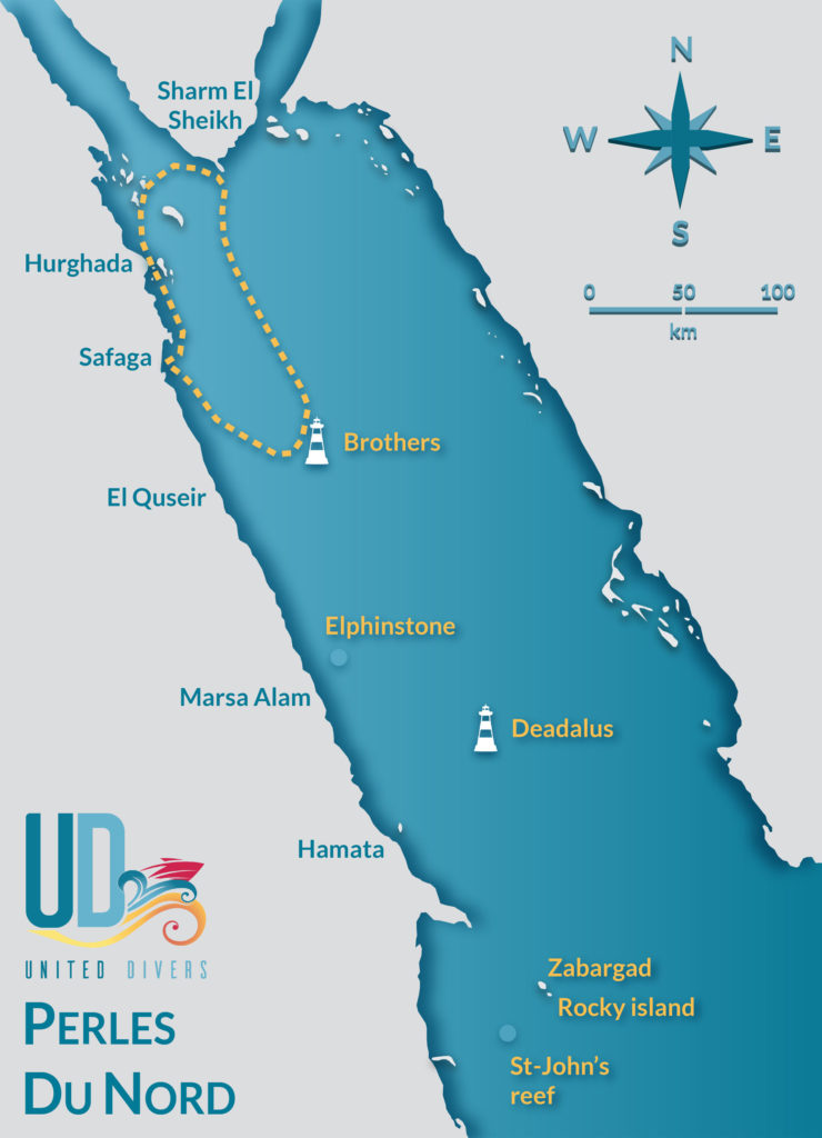 Itineraire Croisiere Perles Du Nord avec United Divers Egypt
