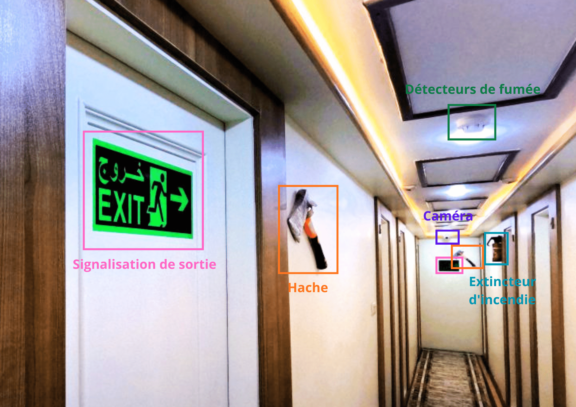 Exit signs (2)